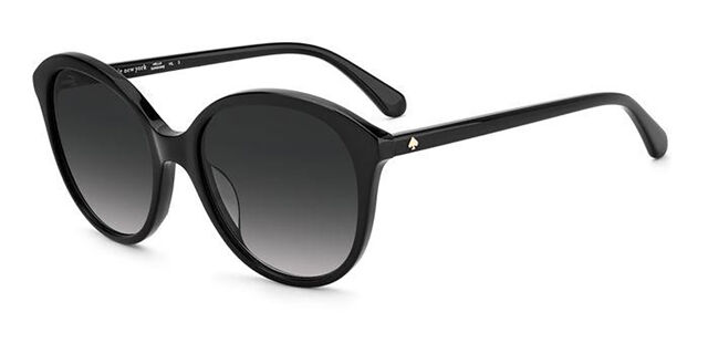 Kate Spade Bria/G/S 807/9O Oval Black Sunglasses  display picture 3