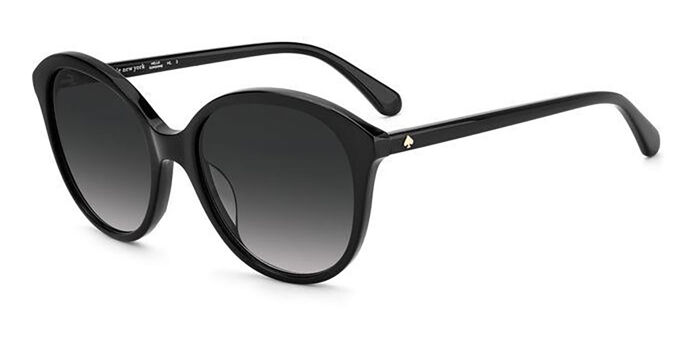 Kate Spade Melanie/S 807/9O Oval Shiny Black Sunglasses  display picture 1