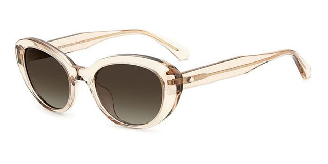 Kate Spade White and Brown Cat-Eye Sunglasses Kate Spade Women main image 3