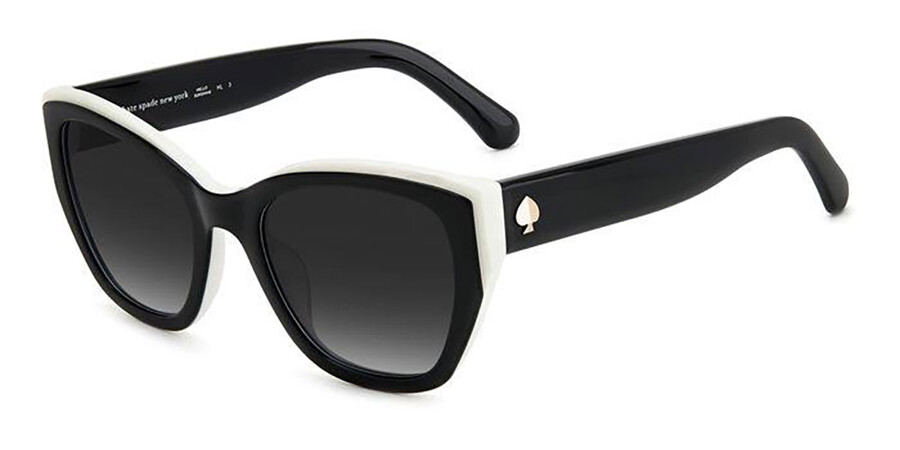 Kate Spade Yolanda/S 807/9O Sunglasses Black White | VisionDirect Australia