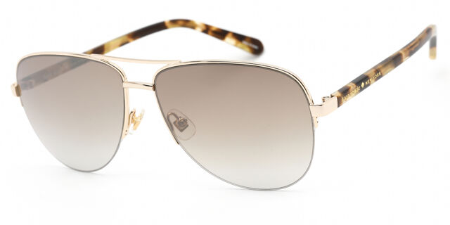 Kate Spade Bethann/O/S 013/NQ Pilot Gold Sunglasses 