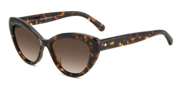 Kate Spade Marlah/S 086/HA Cat Eye Dark Tortoise Sunglasses  display picture 2