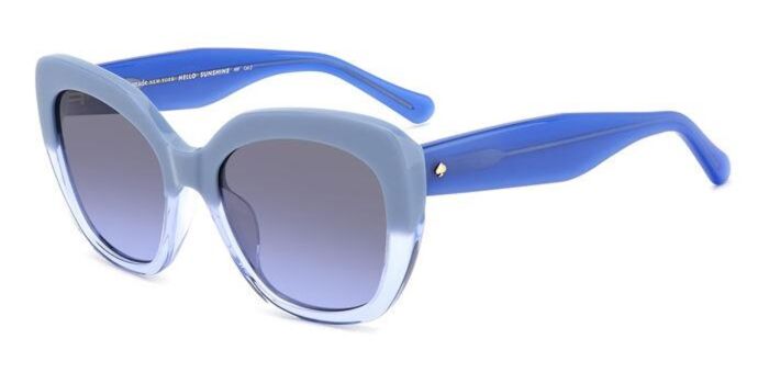 Kate Spade Thelma/G/S KB7/WJ Cat Eye Blue Silver Sunglasses  display picture 2