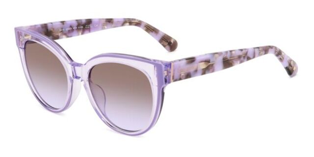 New Kate Spade Clear Purple Cat Eye Sunglasses Kate Spade KS Alijah/G/S Plastic Womens Cat-Eye Sunglasses  main image 2