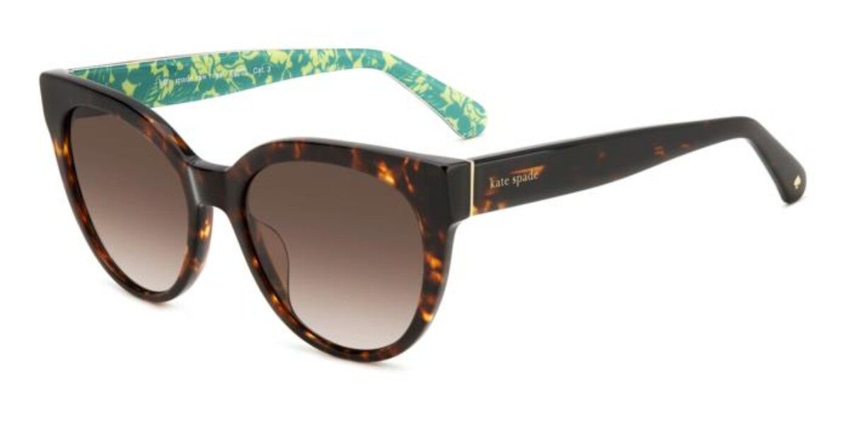 Kate Spade Javana/G/S Asian Fit Polarized 086/LA Women's Sunglasses Tortoiseshell Size 53