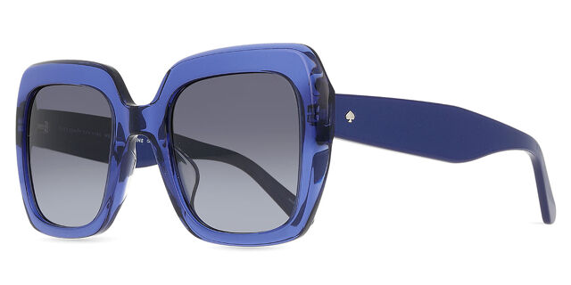 Kate Spade Naomi Blue Oversized Square Sunglasses Brand New in Case Kate Spade sunglasses NAOMI/S WOMAN 52/24/140 PJP BLUE  main image 2