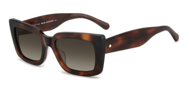 Kate Spade KS Cailin 2/S 086/HA Cat Eye Dark Brown Tortoise  display picture 1