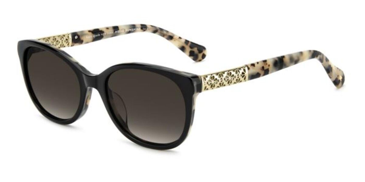 Kate Spade Geneva 2/G/S Asian Fit WR7/HA 53 Svarta Solglasögon Kvinna