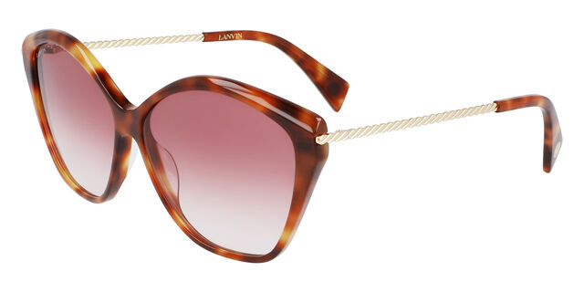 Lanvin LNV609S 217 Butterfly Havana Sunglasses  display picture 1