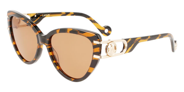 Lanvin tortoise sunglasses Lanvin LNV651S 730 Cat Eye Amber Tortoise Sunglasses  main image 4