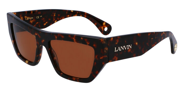 Lanvin LNV652S 239 Cat Eye Brown Gold Tortoise Sunglasses  display picture 2