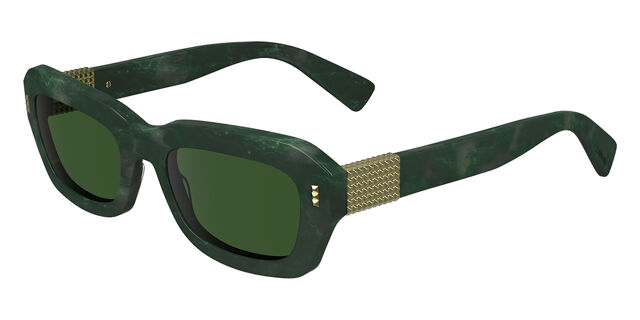 Lanvin LNV667S 334 Rectangle Jade Green Sunglasses  display picture 2