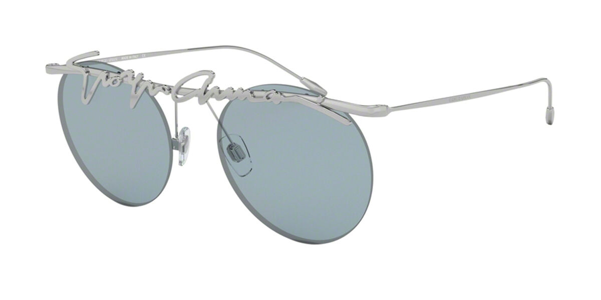 Giorgio Armani AR6094 301580 Sunglasses Silver | SmartBuyGlasses UK