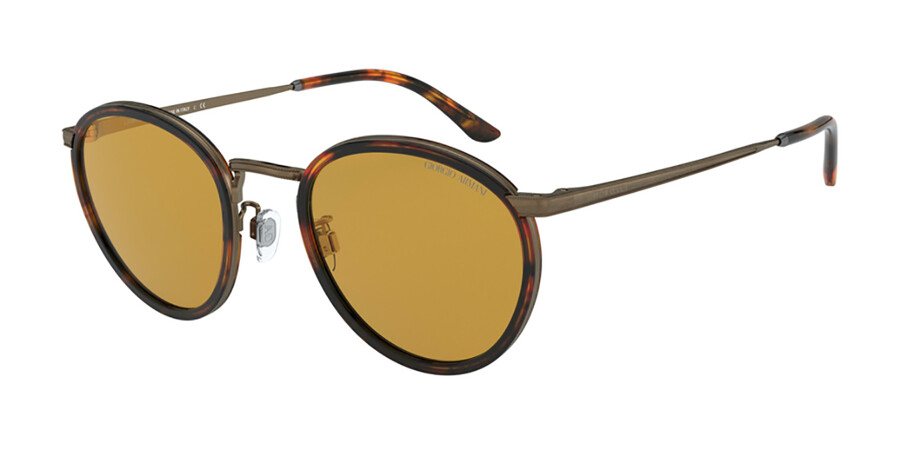 Giorgio Armani AR101M 3292R9 Sunglasses in Yellow Havana | SmartBuyGlasses  USA