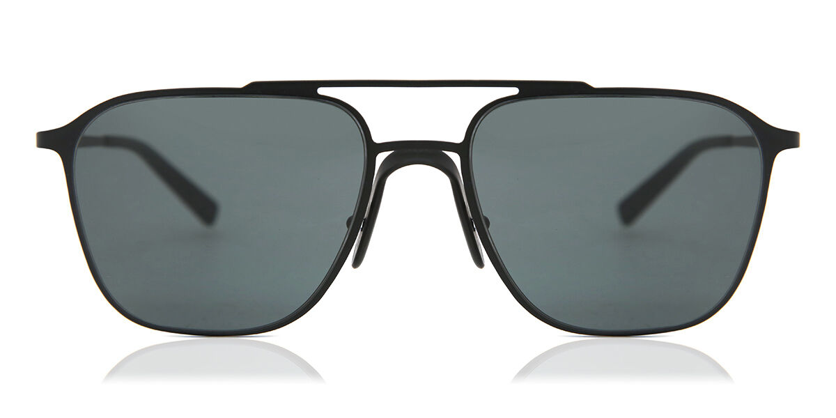 Giorgio Armani AR6110 300187 Sunglasses Matte Black | VisionDirect ...