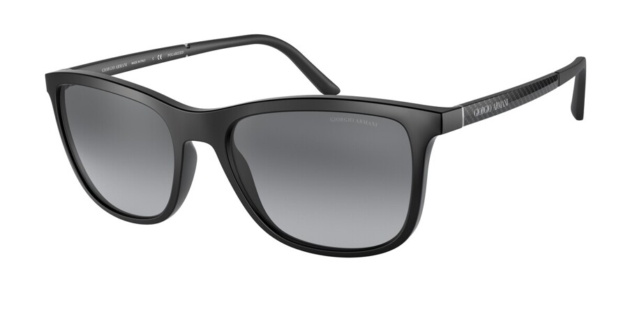 Giorgio Armani AR8087 Polarized 5042T3 Sunglasses Matte Black |  SmartBuyGlasses Canada