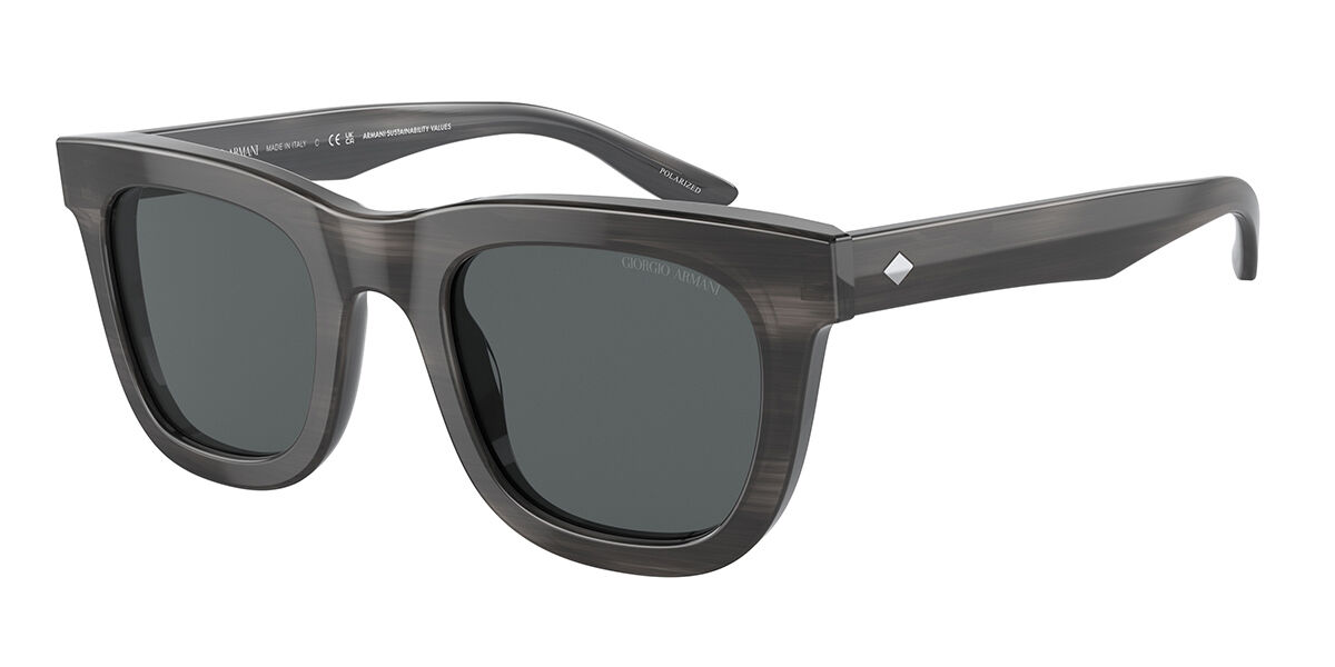 Giorgio Armani AR8171F Asian Fit 5964P2 51 Szare Męskie Okulary Przeciwsłoneczne