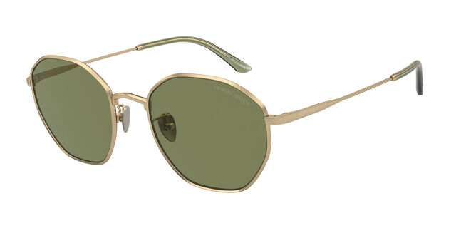 Giorgio Armani AR6150 30022A Geometric Opaque Pale Gold  display picture 1
