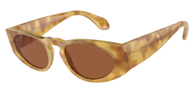 Giorgio Armani AR8216 597973 Rectangle Yellow Tortoise  display picture 1