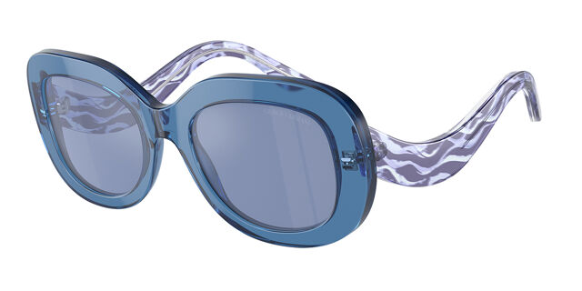 Giorgio Armani AR8217 61531U Oval Transparent Blue  display picture 1