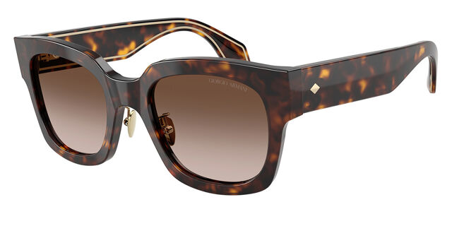 Giorgio Armani AR8223 502613 Square Tortoise Sunglasses 