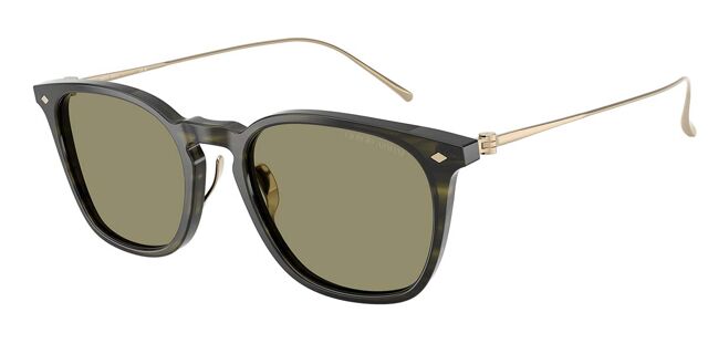 Giorgio Armani AR8226T 62082A Square Striped Green  display picture 1