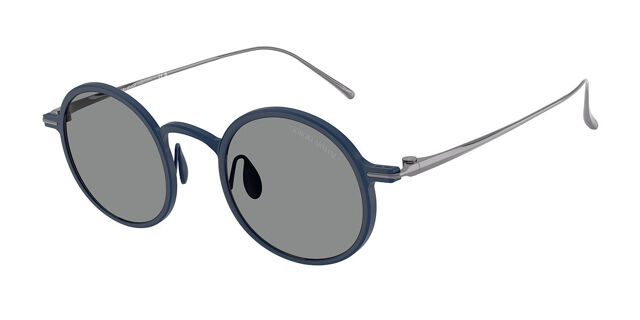 Giorgio Armani AR6173T 340502 Oval Matte Blue Sunglasses  display picture 1