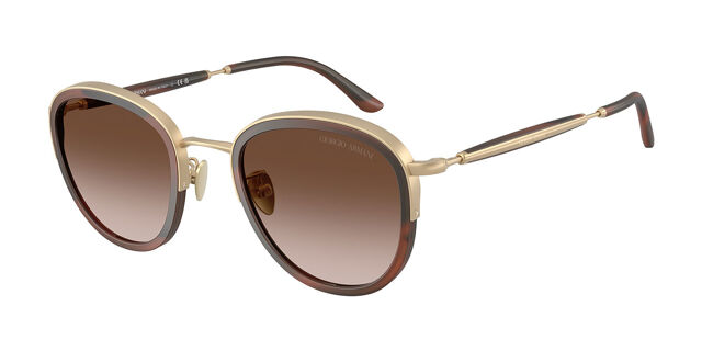 Giorgio Armani AR6176 300213 Oval Matte Pale Gold/Tortoise  display picture 1