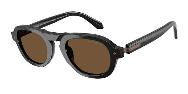 Giorgio Armani AR8244 587553 Oval Black Sunglasses  display picture 1