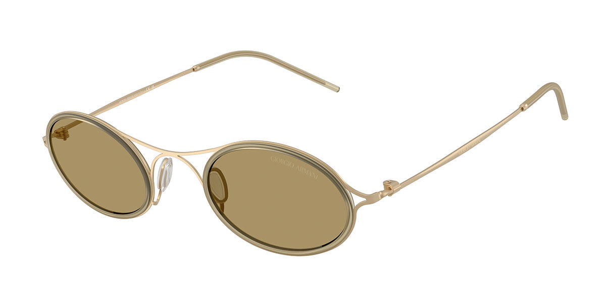 Giorgio Armani AR6187 3002/2 Men's Sunglasses Gold Size 48