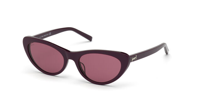 TODS TO0266 81S Cat Eye Dark Purple Sunglasses  display picture 1