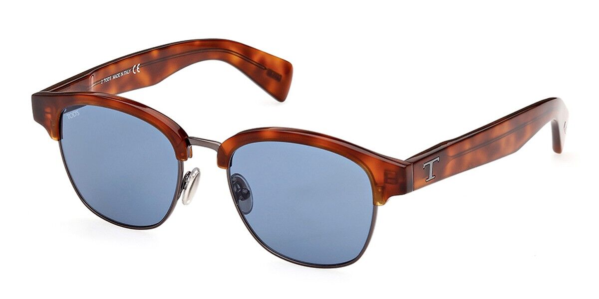 TODS TO0332 53V 51 Lunettes De Soleil Homme Tortoiseshell