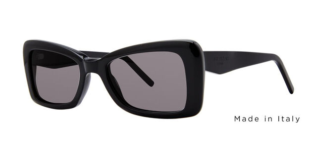 Vera Wang Loop Black Rectangle Black Sunglasses  display picture 3