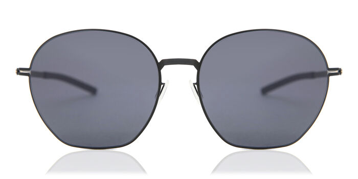 Ic! Berlin A0664 Sara Ecoblack Square Eco Black Sunglasses 