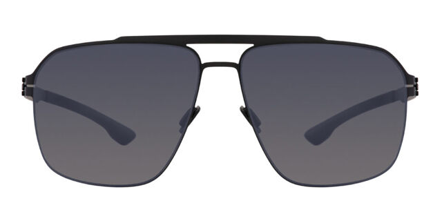 Ic! Berlin M1661 MB 14 Black Pilot Black Sunglasses  display picture 1