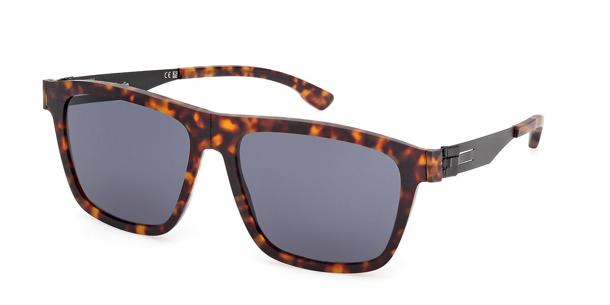 Image of Ic! Berlin IC0057 Zeta 54A Óculos de Sol Tortoiseshell Masculino PRT