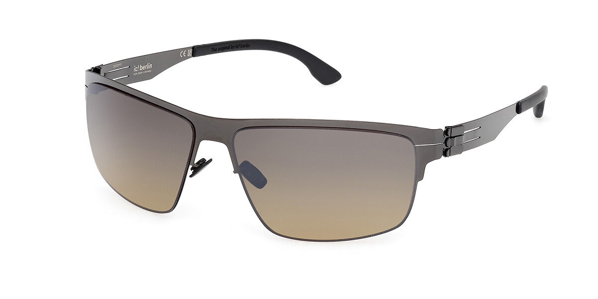 Image of Ic! Berlin IC0061 Nate Polarized 08R Óculos de Sol Masculino Gunmetal BRLPT