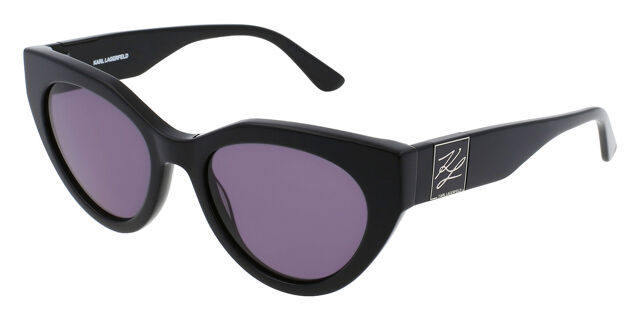 Karl Lagerfeld KL6047S 001 Cat Eye Black Sunglasses  display picture 3