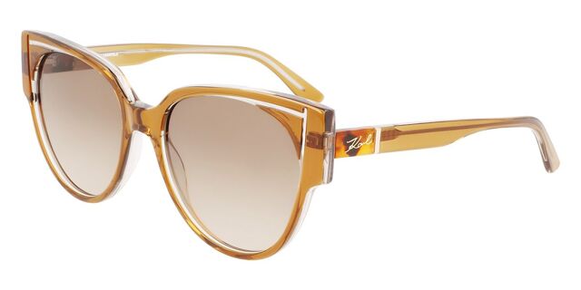Karl Lagerfeld KL6068S 205 Cat Eye Brown Clear Sunglasses  display picture 2