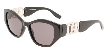 Karl Lagerfeld KL6086S 001 Cat Eye Black Sunglasses  display picture 2