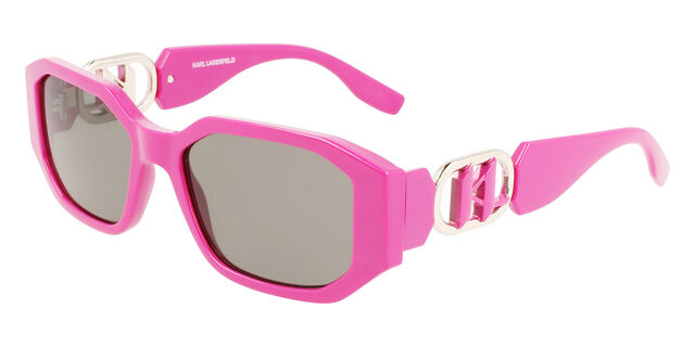 Karl Lagerfeld KL6085S 525 Geometric Fuchsia Pink Sunglasses  display picture 1