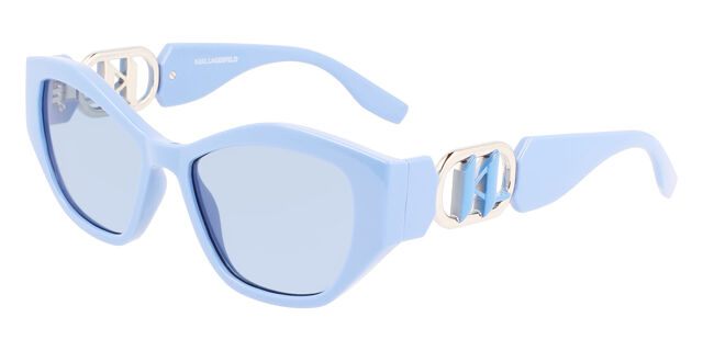 Karl Lagerfeld KL6086S 450 Cat Eye Azure Blue Sunglasses  display picture 2
