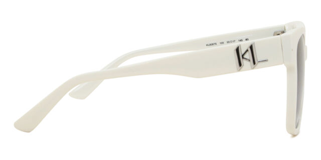 Karl Lagerfeld KL6087S 105 Square White Sunglasses  display picture 2
