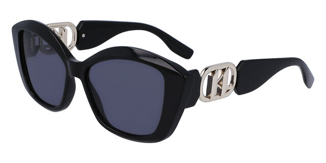 Karl Lagerfeld KL6102S 001 Cat Eye Black Sunglasses  display picture 2