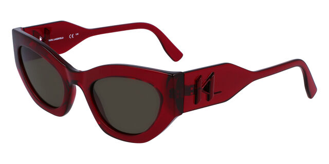 Karl Lagerfeld KL6122S 540 Cat Eye Transparent Burgundy  display picture 2