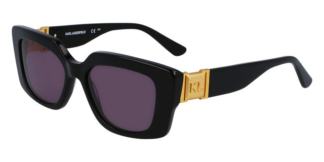 Karl Lagerfeld Sunglasses with Black Lenses and Gold Frame Karl Lagerfeld KL6202 Eyeglasses | Select Eyewear main image 4