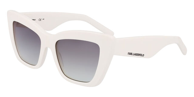 Karl Lagerfeld KL6158S 105 Cat Eye White Sunglasses  display picture 1