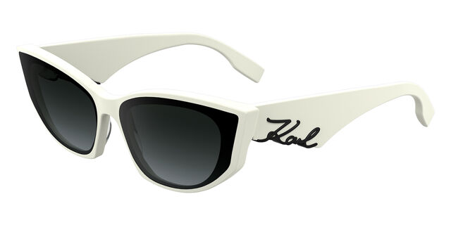 Karl Lagerfeld KL6162S 105 Cat Eye White Sunglasses  display picture 2