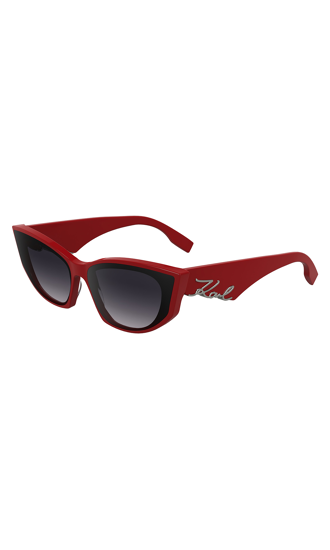 Karl Lagerfeld Red Sunglasses – 100% UV Protection & Free  display picture 1
