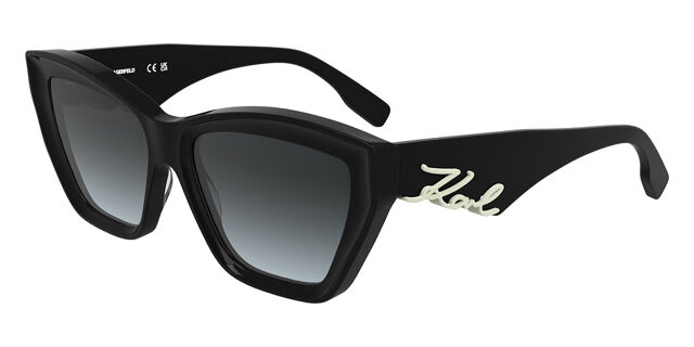 Karl Lagerfeld KL6179S N 001 Cat Eye Black Sunglasses  display picture 3